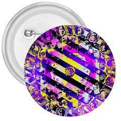 Pop Punk Mandala 3  Buttons by MRNStudios