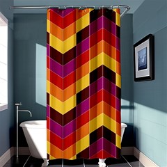 Geometric  Shower Curtain 36  X 72  (stall)  by Sobalvarro