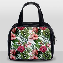 Tropical Flowers Classic Handbag (two Sides) by goljakoff