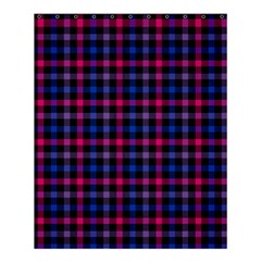 Bisexual Pride Checkered Plaid Shower Curtain 60  X 72  (medium)  by VernenInk