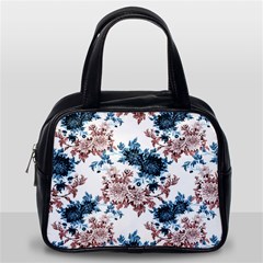 Blue And Rose Flowers Classic Handbag (one Side) by goljakoff