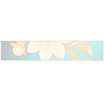 Blonde Dahlia Flowers - by LaRenard Large Flano Scarf  Back