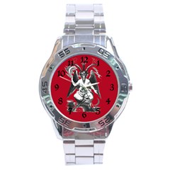 Baphomet Stainless Steel Watch by ladysharonawitchery