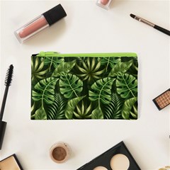 Green Leaves Cosmetic Bag (xs) by goljakoff