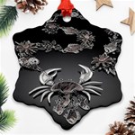 Fractal Jewerly Snowflake Ornament (Two Sides) Back