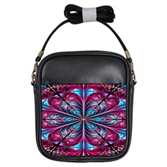 Fractal Flower Girls Sling Bag by Sparkle