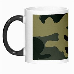 Green Military Camouflage Pattern Morph Mugs by fashionpod