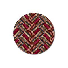 Geometric Knitting Magnet 3  (round) by goljakoff