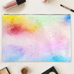 Rainbow Splashes Cosmetic Bag (xxl) by goljakoff