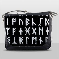 The Anglo Saxon Futhorc Collected Inverted Messenger Bag by WetdryvacsLair