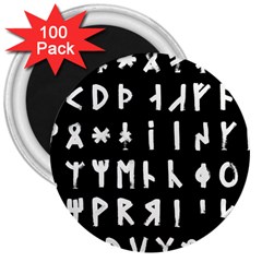 Complete Dalecarlian Rune Set Inverted 3  Magnets (100 Pack) by WetdryvacsLair