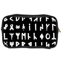 Complete Dalecarlian Rune Set Inverted Toiletries Bag (two Sides) by WetdryvacsLair