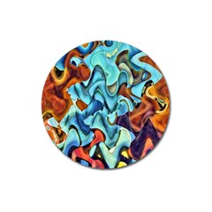 Abstrait Magnet 3  (round) by sfbijiart