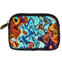 Abstrait Digital Camera Leather Case by sfbijiart