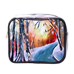 Paysage D hiver Mini Toiletries Bag (one Side) by sfbijiart