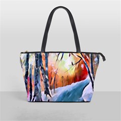 Paysage D hiver Classic Shoulder Handbag by sfbijiart