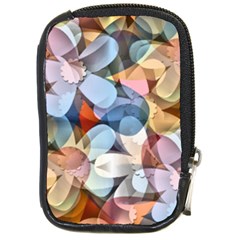 Motif Florale Compact Camera Leather Case by sfbijiart