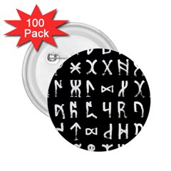 Macromannic Runes Collected Inverted 2 25  Buttons (100 Pack)  by WetdryvacsLair