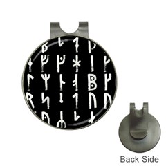 Medieval Runes Collected Inverted Complete Hat Clips With Golf Markers by WetdryvacsLair