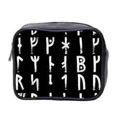 Medieval Runes Collected Inverted Complete Mini Toiletries Bag (two Sides) by WetdryvacsLair