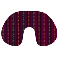 Maroon Sprinkles Travel Neck Pillow by Sparkle