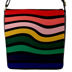 Nine 9 Bar Rainbow Sea Sickness Flap Closure Messenger Bag (s) by WetdryvacsLair