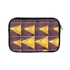 Yellow, Traffic, Cone, Arrow, Cracks, Asphalt  Apple Ipad Mini Zipper Cases by ScottFreeArt