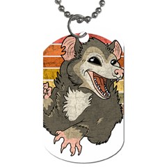 Possum  Dog Tag (two Sides) by Valentinaart