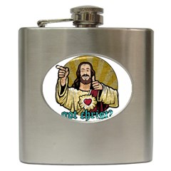 Buddy Christ Hip Flask (6 Oz) by Valentinaart