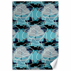 Digital Waves Canvas 24  X 36  by Sparkle