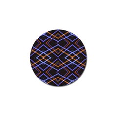 Intersecting Diamonds Motif Print Pattern Golf Ball Marker (4 Pack) by dflcprintsclothing