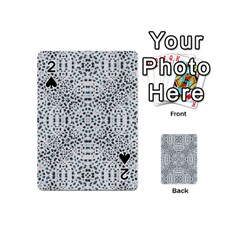 Dots Motif Geometric Print Design Playing Cards 54 Designs (mini) by dflcprintsclothing