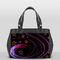 Background Abstract Star Oversize Office Handbag (2 Sides) by Dutashop