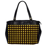 Yellow Pattern Green Oversize Office Handbag Front