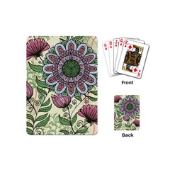 Mandala Flower Playing Cards Single Design (mini) by goljakoff