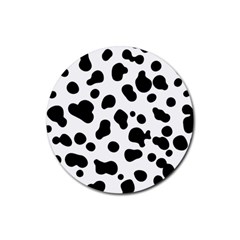 Spots Rubber Coaster (round)  by Sobalvarro