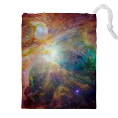 Colorful Galaxy Drawstring Pouch (4xl) by ExtraAwesomeSauce