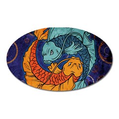 Koi Fish Oval Magnet by ExtraAwesomeSauce