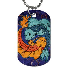 Koi Fish Dog Tag (one Side) by ExtraAwesomeSauce