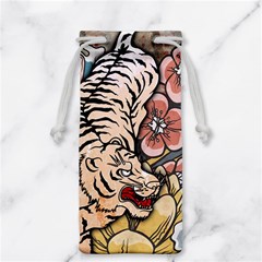 White Tiger Jewelry Bag by ExtraAwesomeSauce