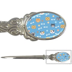 Cute Cat Pattern Letter Opener by ExtraAwesomeSauce