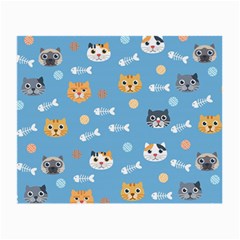 Cute Cat Pattern Small Glasses Cloth by ExtraAwesomeSauce