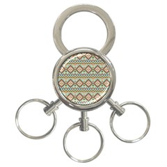 Native American Pattern 3-ring Key Chain by ExtraAwesomeSauce