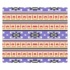 Native American Pattern Double Sided Flano Blanket (small)  by ExtraAwesomeSauce