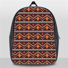 Native American Pattern School Bag (xl) by ExtraAwesomeSauce