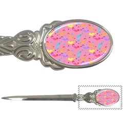 Watercolor Cats Pattern Letter Opener by ExtraAwesomeSauce