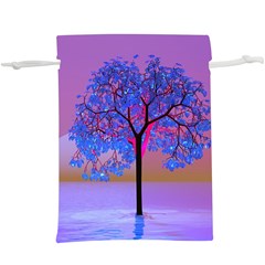 Tree Sunset  Lightweight Drawstring Pouch (xl) by icarusismartdesigns