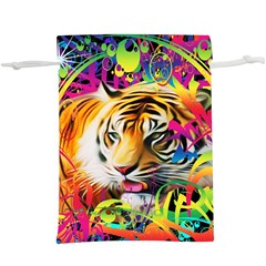 Tiger In The Jungle  Lightweight Drawstring Pouch (xl) by icarusismartdesigns