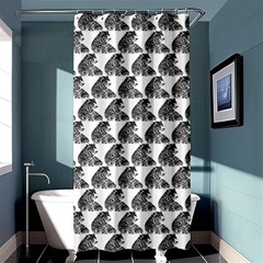 Leopard Shower Curtain 36  X 72  (stall)  by Sparkle