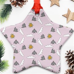 Birds In The Sky  Ornament (star) by SychEva